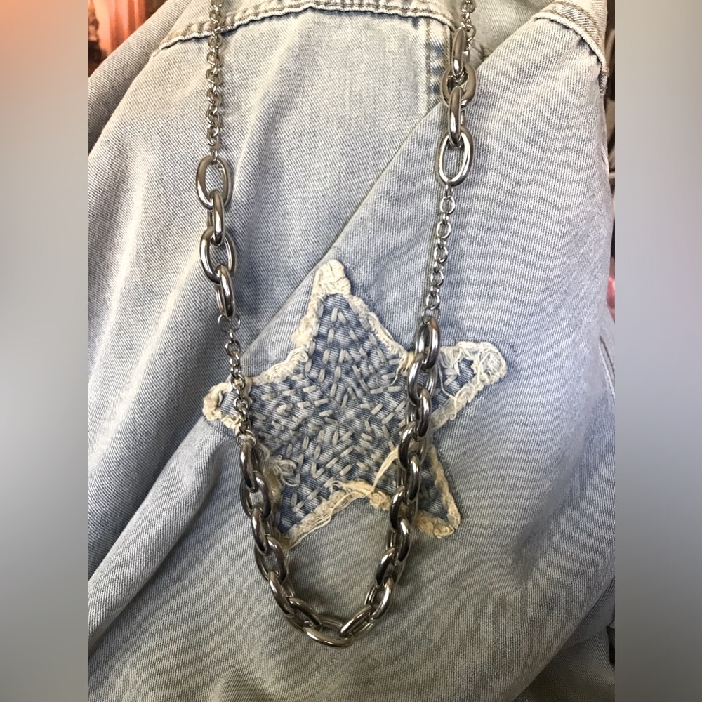 Chunky Silver Link Chain Long Necklace Lane Bryant